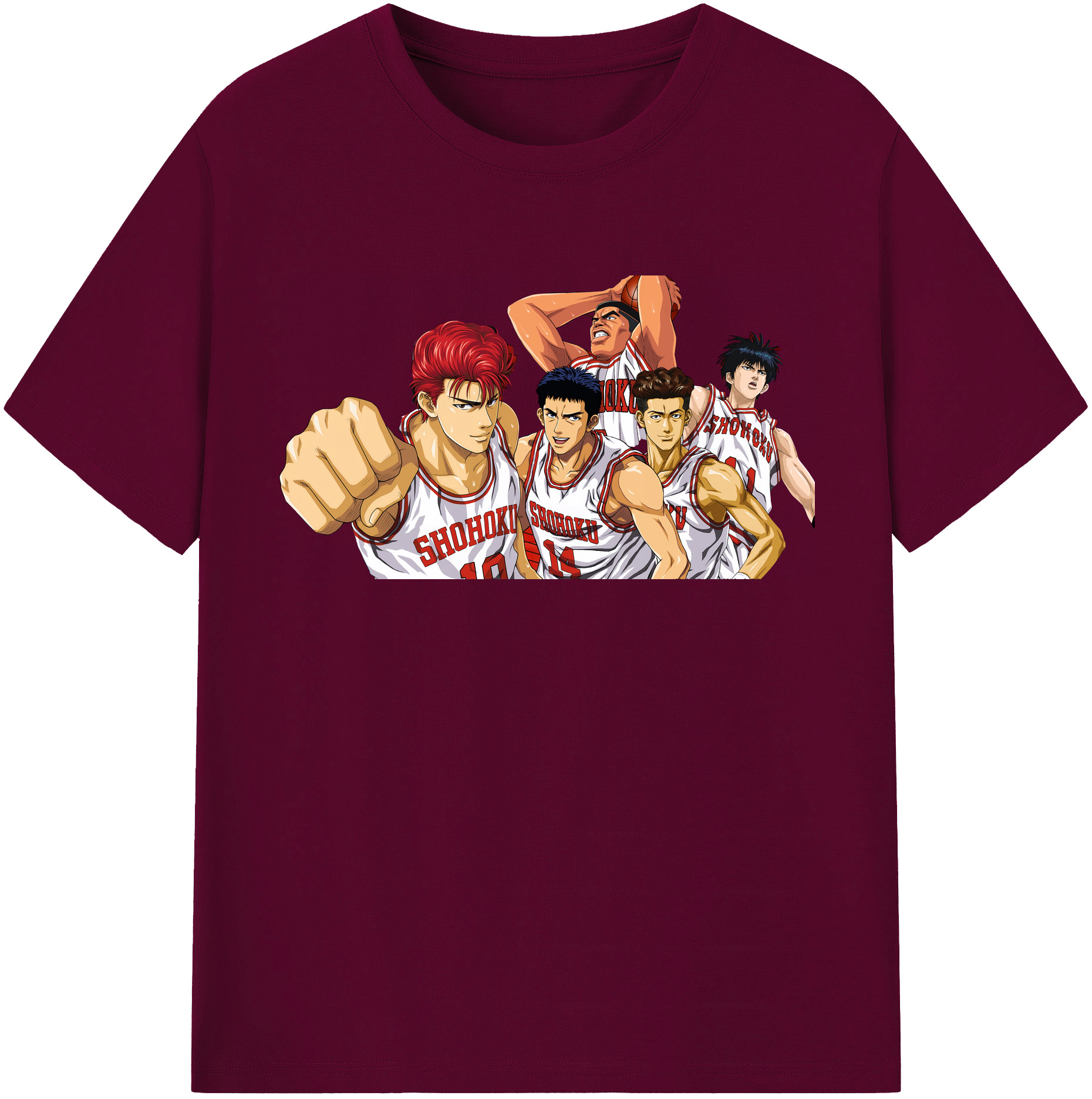 （画像用） SLAM DUNK／スラムダンク レディースカジュアルプリントTシャツ（綿100％）